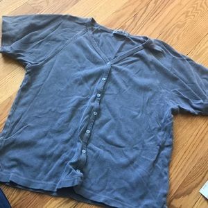 Vintage Eddie Bauer Blue button up!